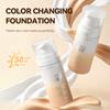 Smart Color-Changing Sunscreen Foundation SPF50+ 30ml Skin Tone Matching All-Day Long-Lasting Wear Flawless Makeup Base