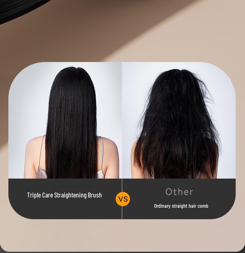 Wireless Mini Straightening & Curl Comb - No Damage, Negative Ion