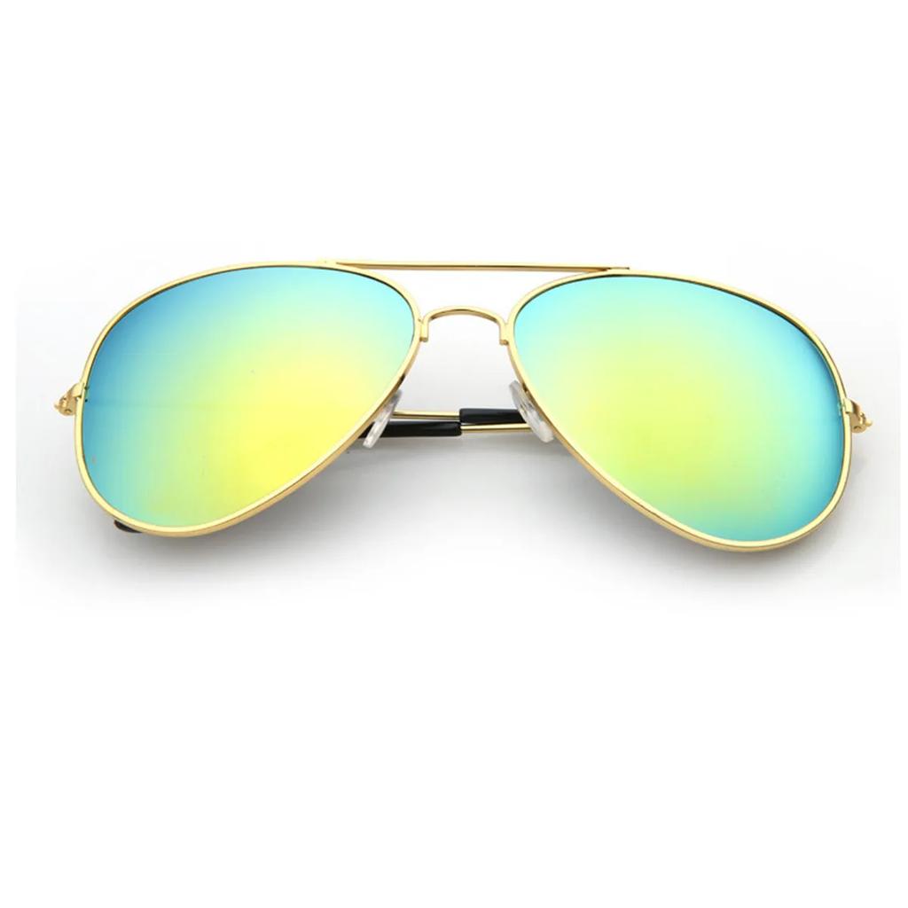FOENIXSONG Pilot Sunglasses Women Men Gradient Mirrored Blue Silver Gray Classic Eyewear Sun Glasses Fashion