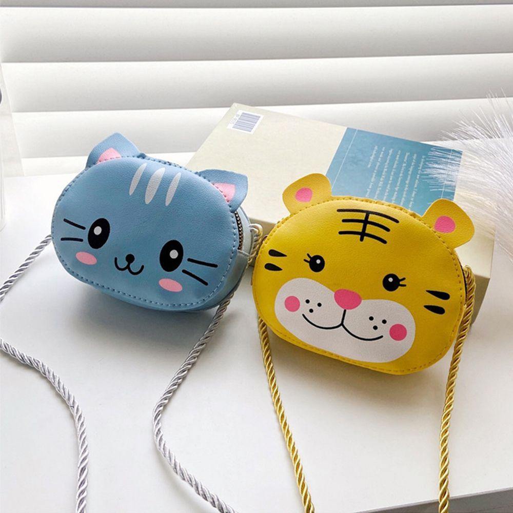 Bear PU Leather Children Rabbit Handbags Coin Purse Cartoon Shoulder Bags Girls Crossbody Bag