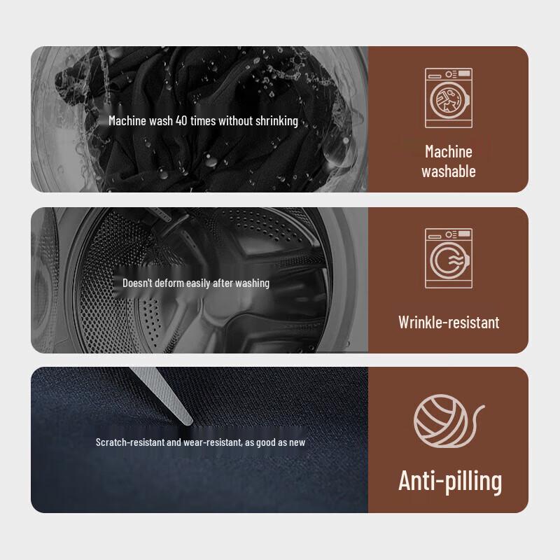 Goldlion Men's Machine-Washable Wool Anti-Static Business Casual Jacket