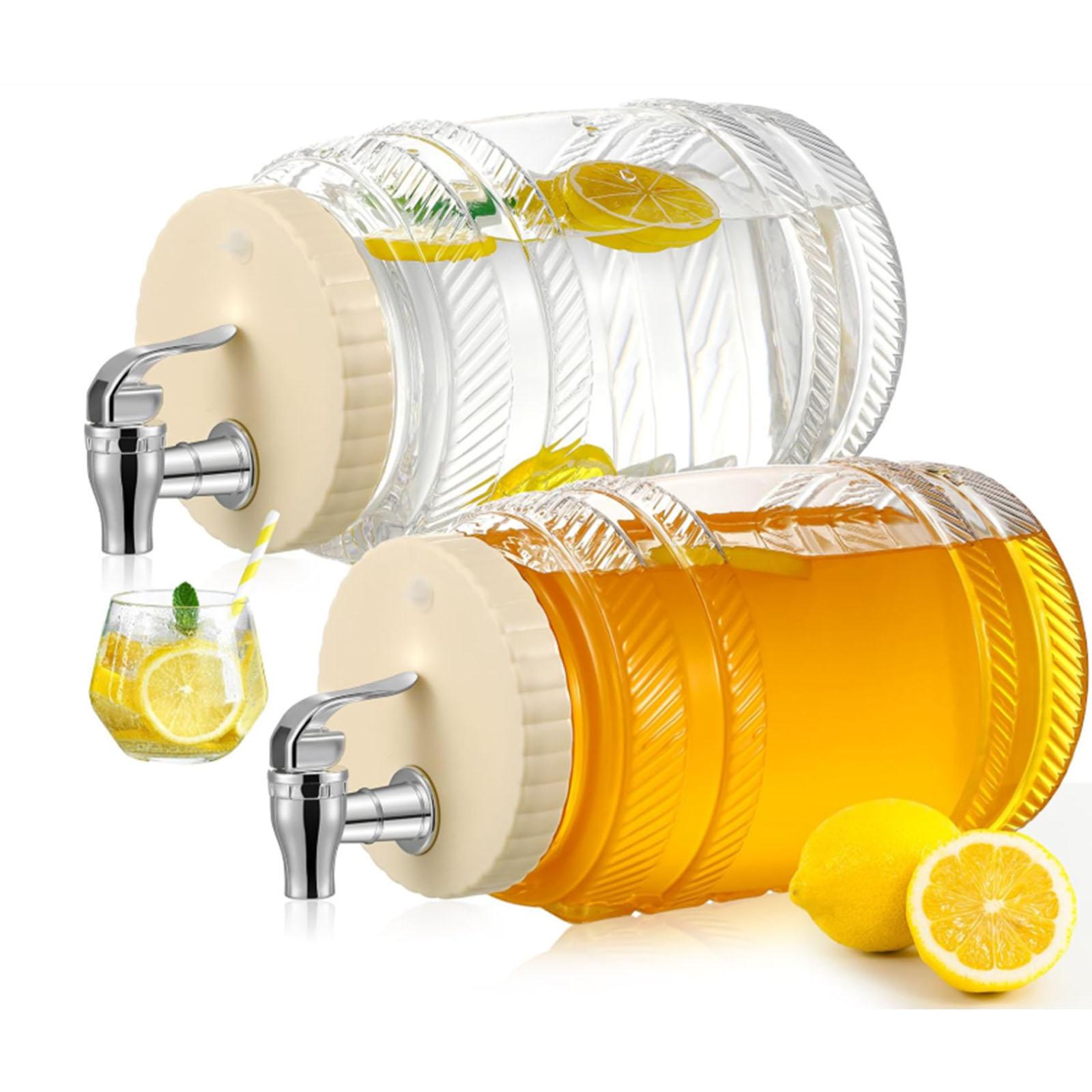 3.5L Capacity Cold Kettle Beverage Container with Convenient Tap Leakage Proof Drink Dispenser for Parties and Gatherings