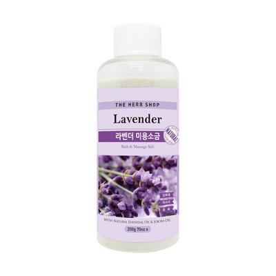The Herb Shop Beauty Salt Lavender, 200g, 2 Pieces