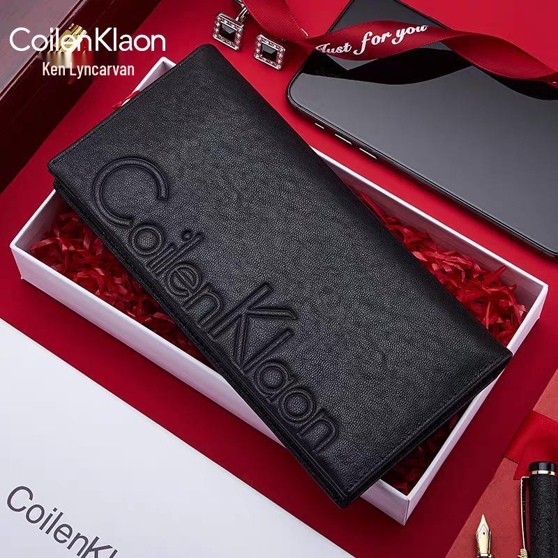 

France Kenlin Kavin Men s Luxury Cowhide Long Wallet - Perfect Gift