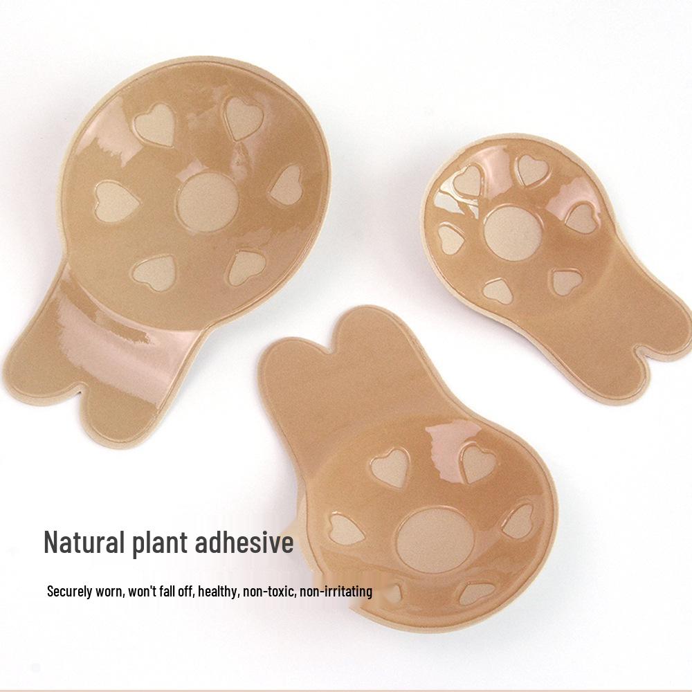 Breathable Strapless Bunny Ear Lift-Up Nipple Covers for Weddings