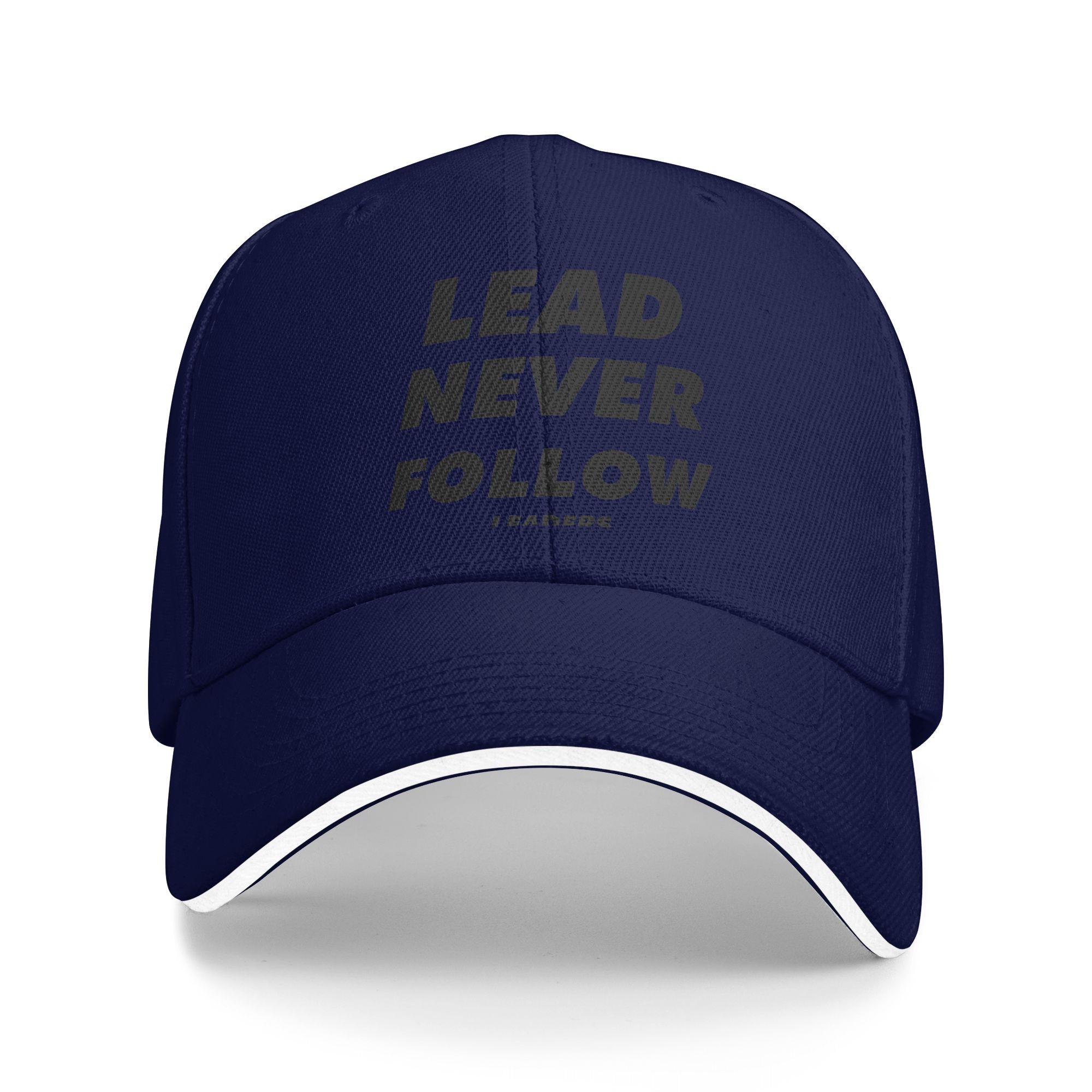 

Summer Casual Baseball Cap 2026 Lead Never Follow Leaders Tennis Skate Trucker Hat For Unisex Adult Sun y2k Retro Snapback Cap One Size