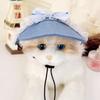 Sweet Pet Sun Hat Lace Bow with Ear Holes Dog Baseball Cap UV Sun Protection Breathable Sun Protection Hat Pet Costume