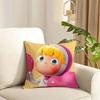 Yumis Cells The Movie Cushion Cover Reversible Plush Pillow Cover Soft Fluffy Home Decor for Sofa Bedroom
