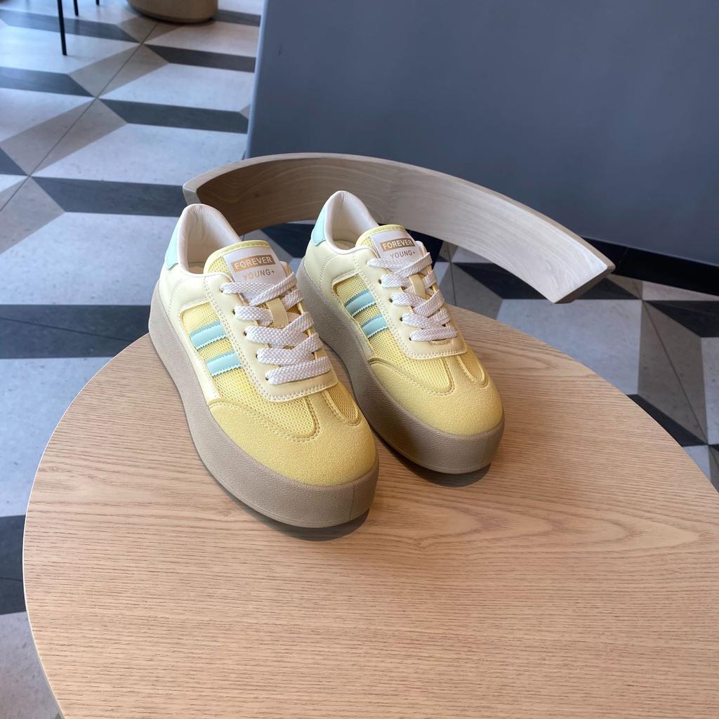 Dexun shoes women's breathable thick-soled little white women's shoes 2025 spring and summer new versatile casual shoes board shoes sneakers slippers