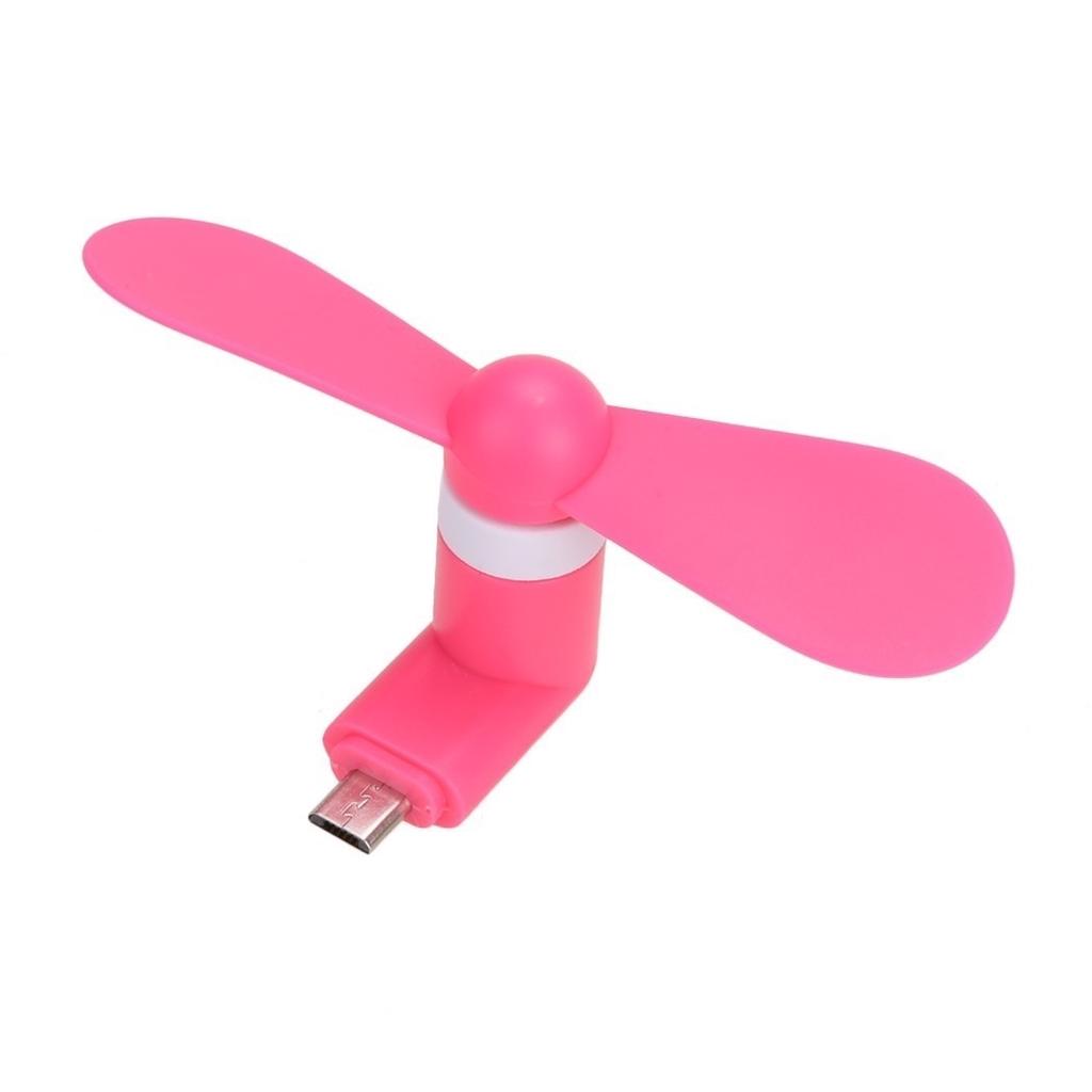 Cell Phone Mini USB Electric Fan Cooling Smartphone Portable Fan for Android & I Phone Universal Colo