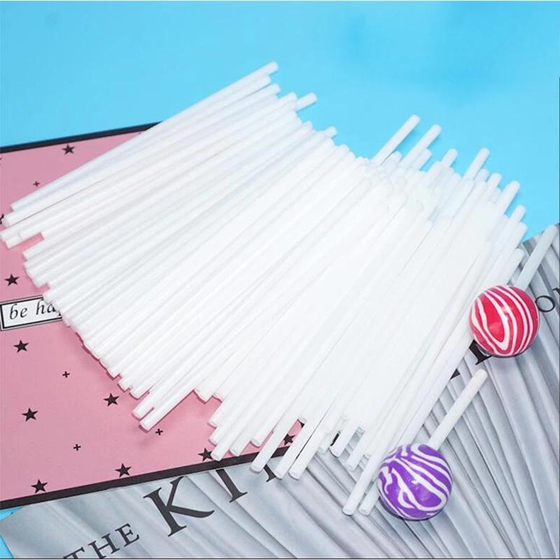 8/10/15cm Plastic Lollipop Stick for Chocolate Sugar Candy Lolly Pop Sucker sticks Cake Pop Sticks Kitchen Bakeware Tool Access