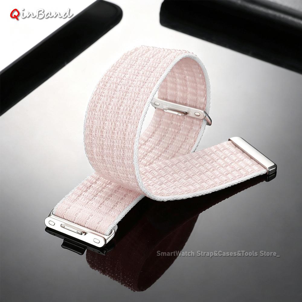 Ribbed Nylon Loop Watch Band for Huawei Watch Fit 5 Pro 4 Pro Sports Bracelet Belt for Huawei Watch 5/4/3 Wristband Accessories