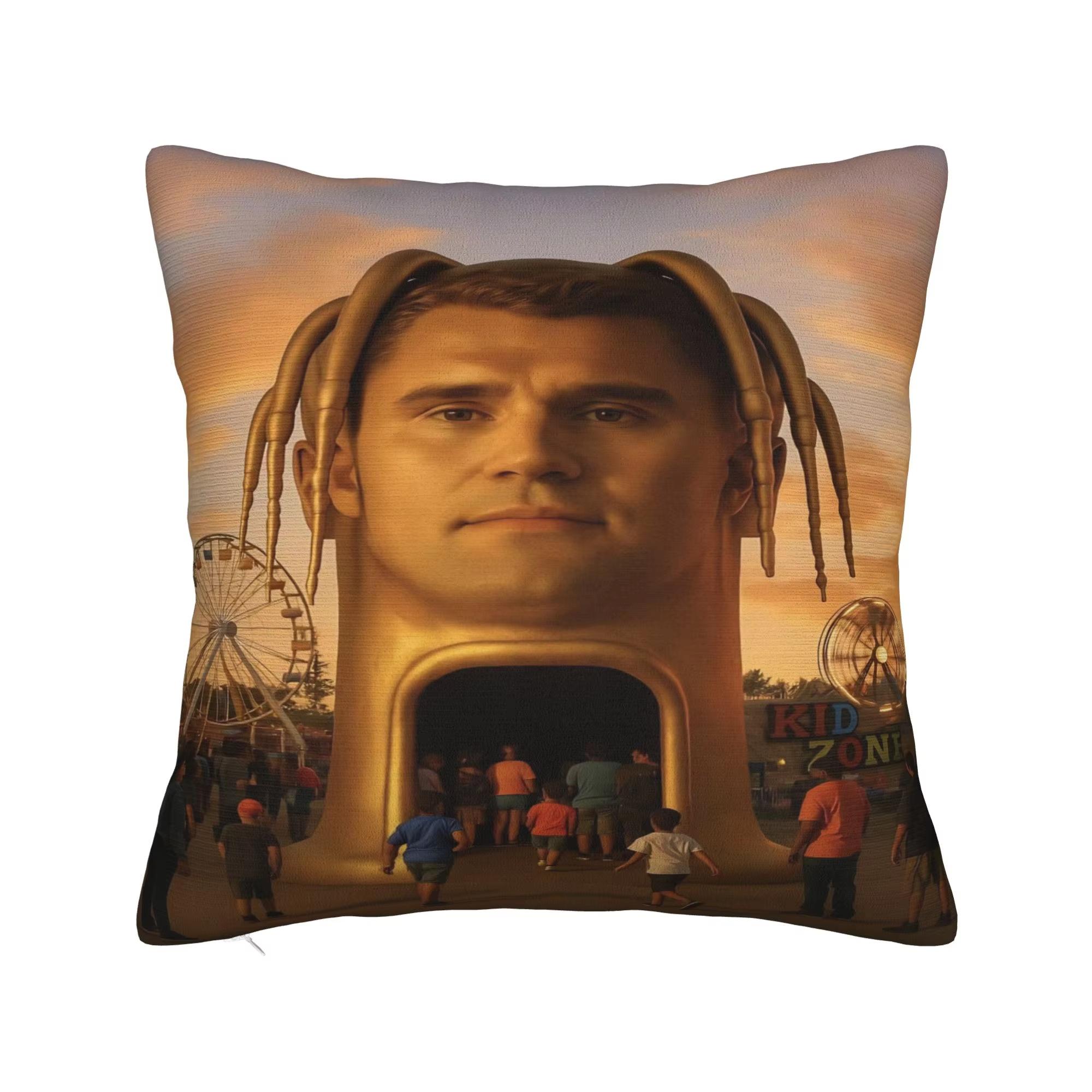 Jmg Clothing Unisex Charlie Kirk R.i.p Pillowcase Vintage Pillow Cover Soft Pillowcases For Sofa And Bedroom