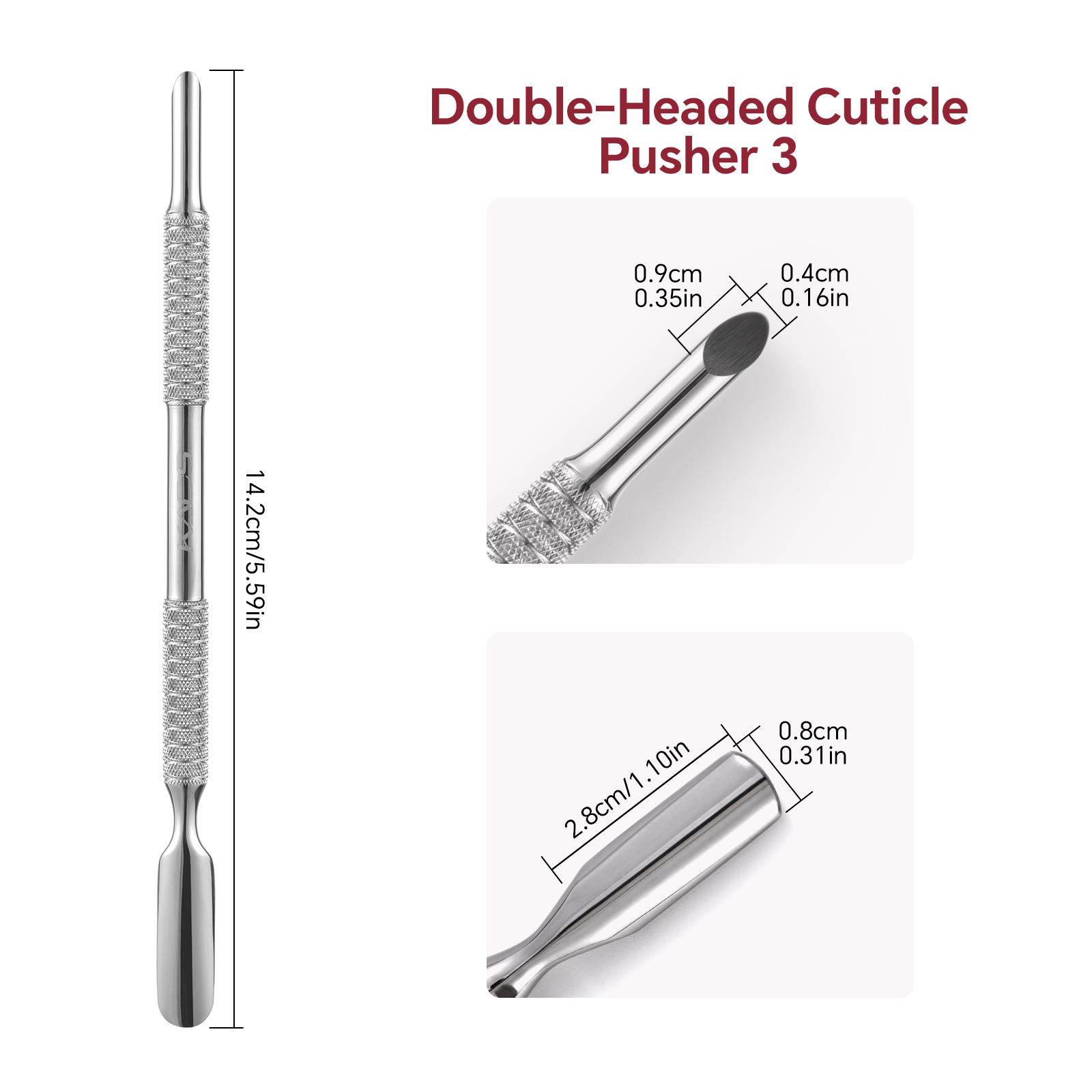 

Двусторонний Толкатель для кутикулы из нержавеющей стали, 1 шт., средство для удаления омертвевшей кожи для педикюра, маникюра, очиститель для ногтей, инструмент для ухода