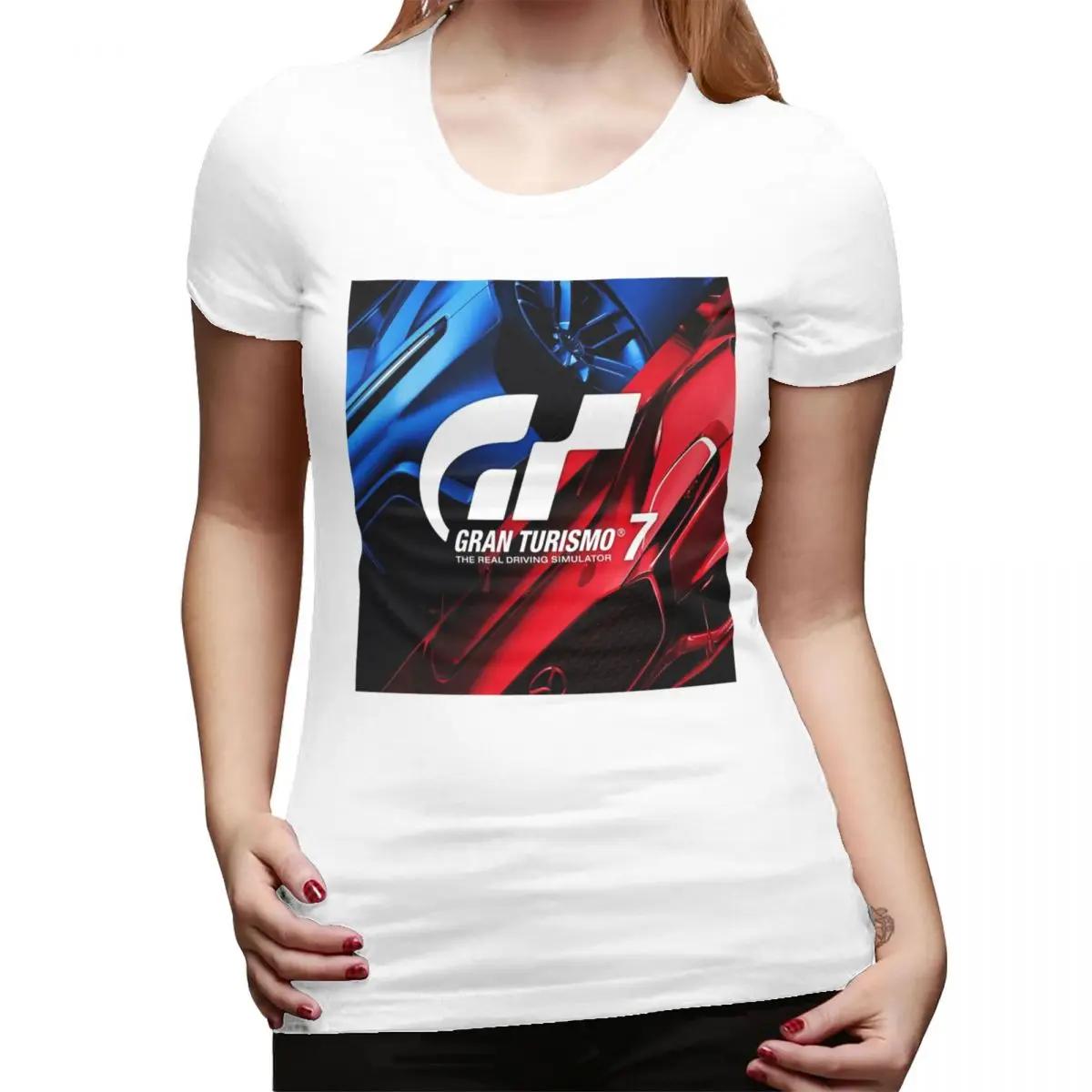 Gran Turismo TShirt for Women Round Neck Streetwear T Shirts Womens Tees Short Summer Clothes Tops S