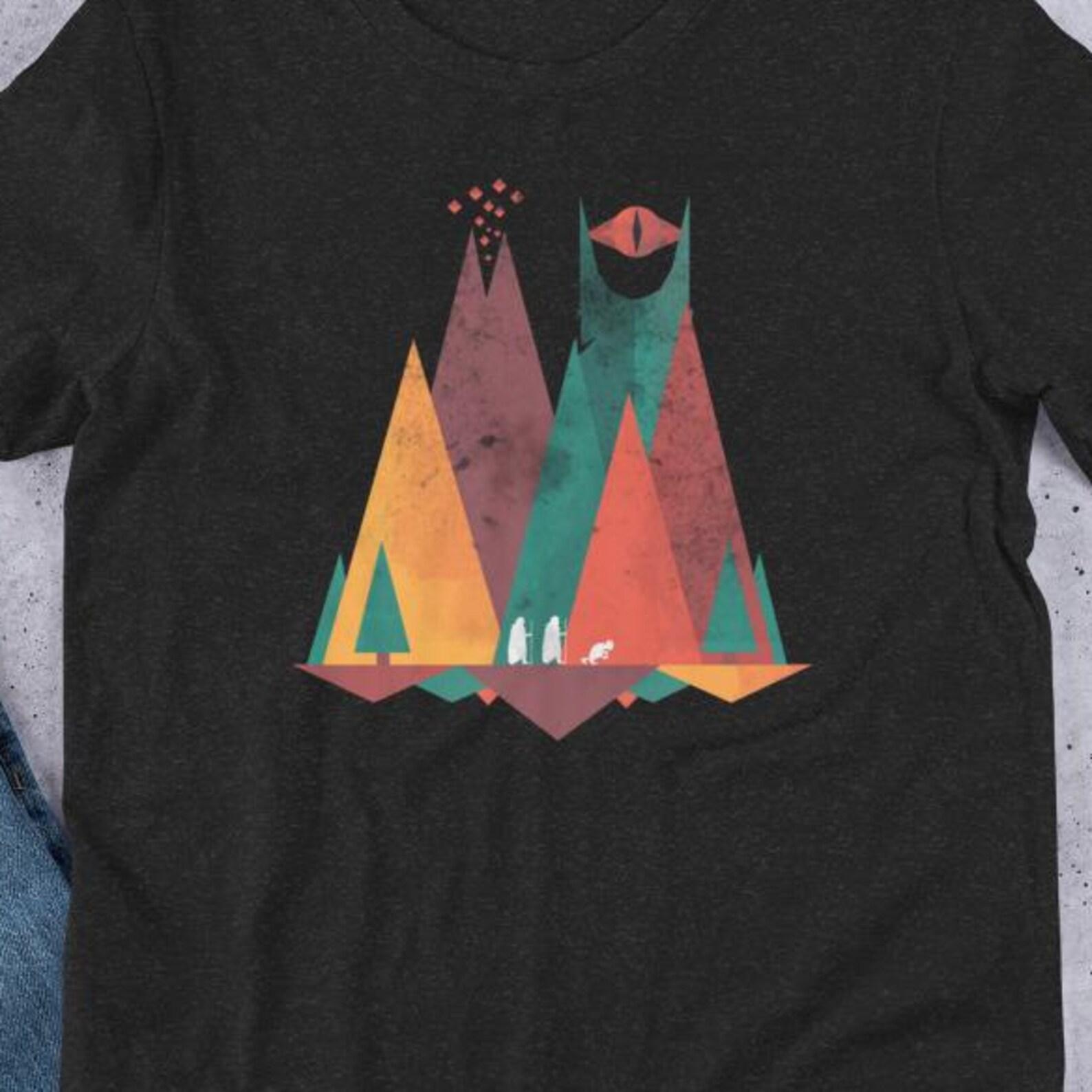 LOTR, Geometric, Unisex t-shirt 2XL