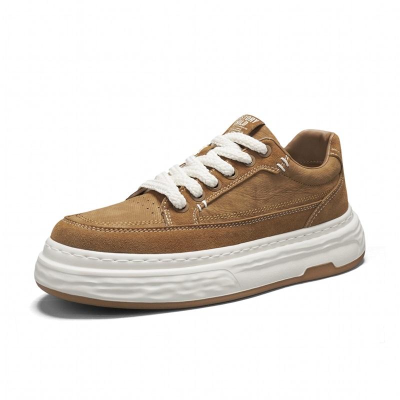 Men Thick Sole Casual Board Sneakers Autumn Winter Walking Commuting Travel Street Everyday Fashion Footwear Sizes 39-44