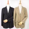 Neue lose schwarze kleine Anzugjacke im koreanischen Stil im Frühjahr für Damen im Frühjahr und Herbst im britischen Stil, lässige Anzugjacke
