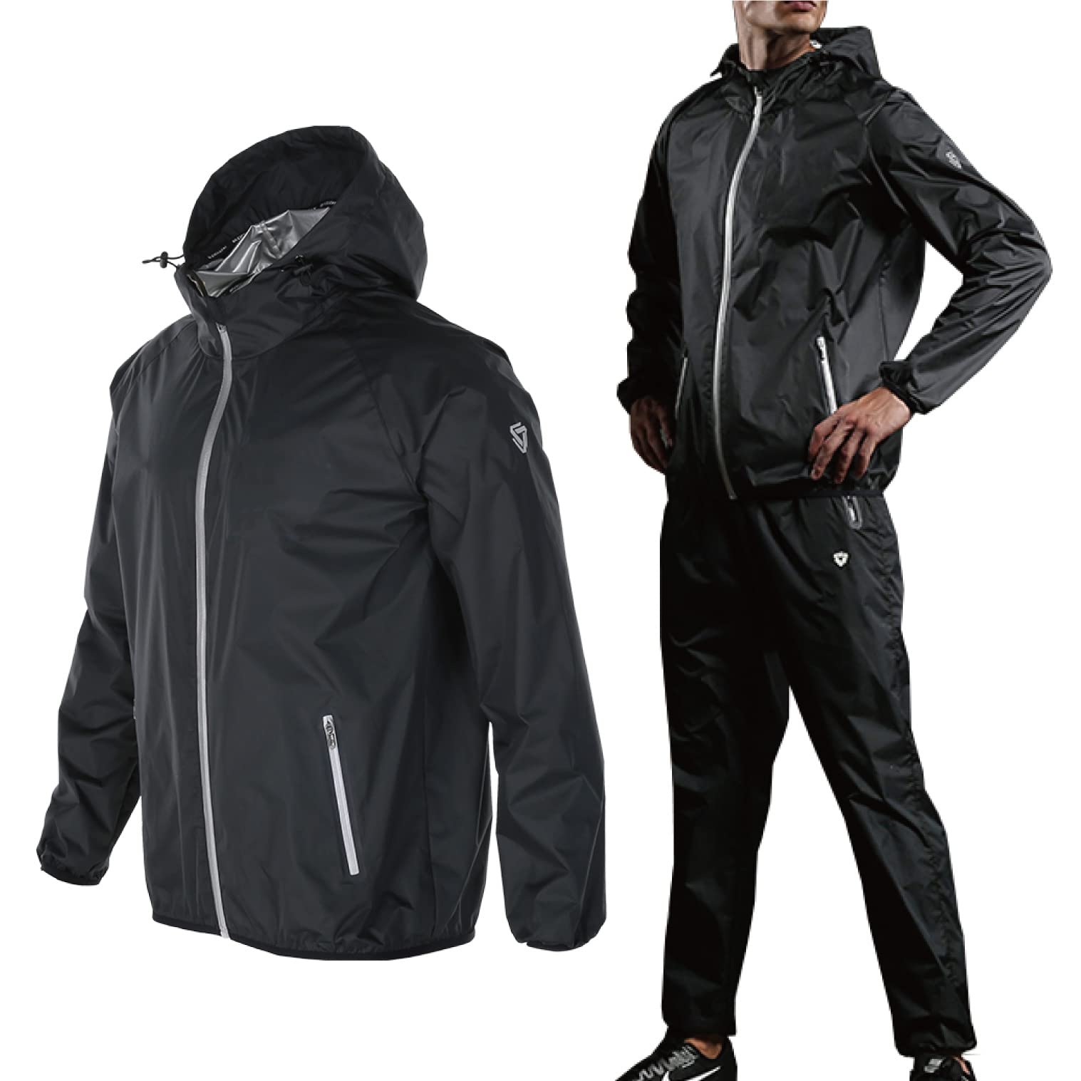 

от Национальной сборной Японии Тренировочный костюм-сауна Тяжелый для и Унисекс Комплект верх и низ [Б/У Игроки] Костюм, Одежда, Потоотделение, С капюшоном, Бег, Джоггинг, чёрный