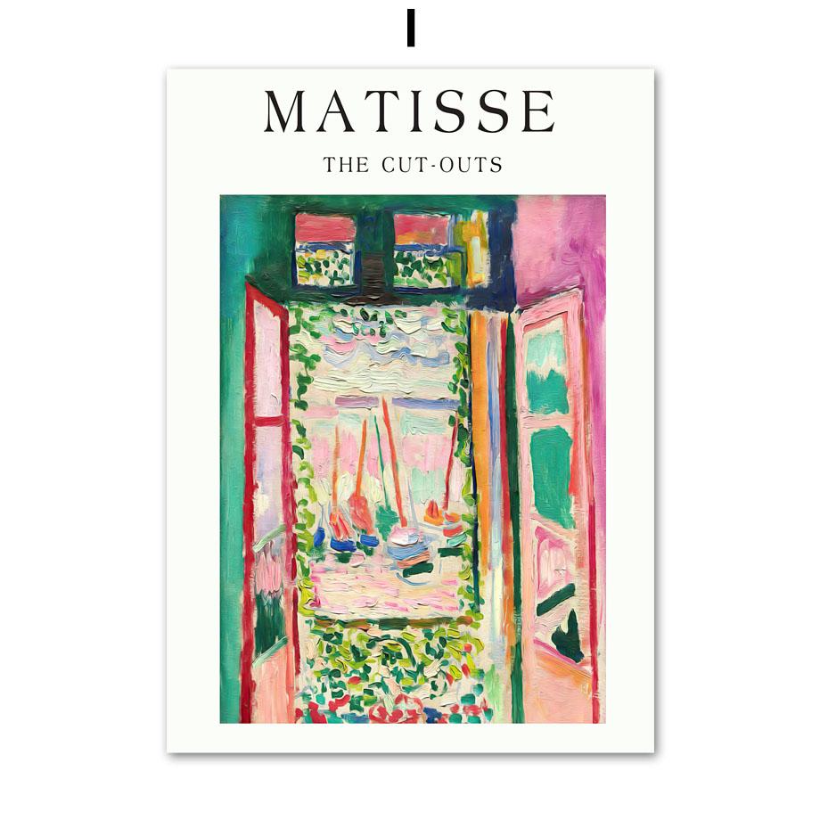 Abstract Picasso Matisse Van Gogh Japan Wall Art Prints Canvas Painting Eclectic Nordic Poster Wall Pictures Living Room Decor