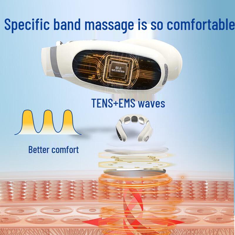 Hezheng Smart Portable Neck Massager CN Plug (adapter Included)