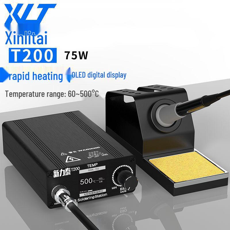 T12 Digital Soldering Station: High Power, Adjustable Temperature Iron for Mobile Repair & DIY Projects