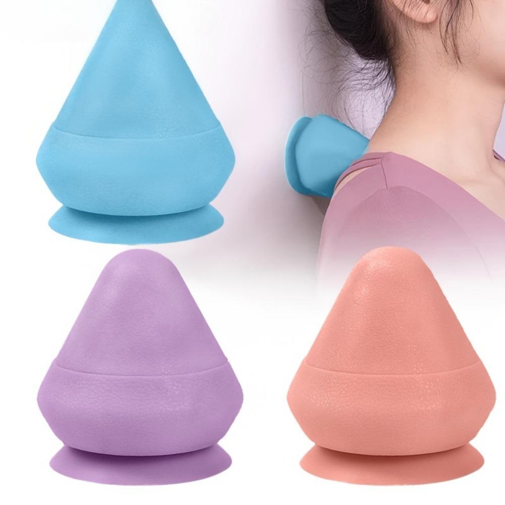 Adhesive Fascia Ball, Massage Cone, Shoulder and Neck, Psoas Muscle Release Tool Neck Whole Body Meridian Points Yoga Ball