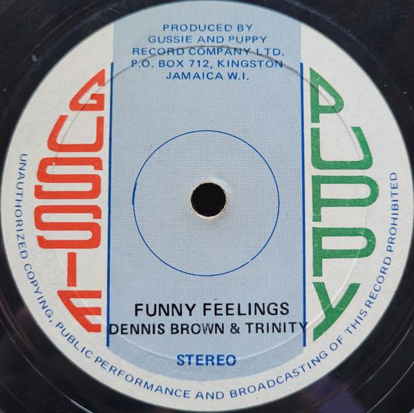 

12inch Record DENNIS BROWN & TRINITY - Funny Feelings / To The Foundation NONE Gussie & Puppy 1978 UK Reggae, Ska & Dub Used