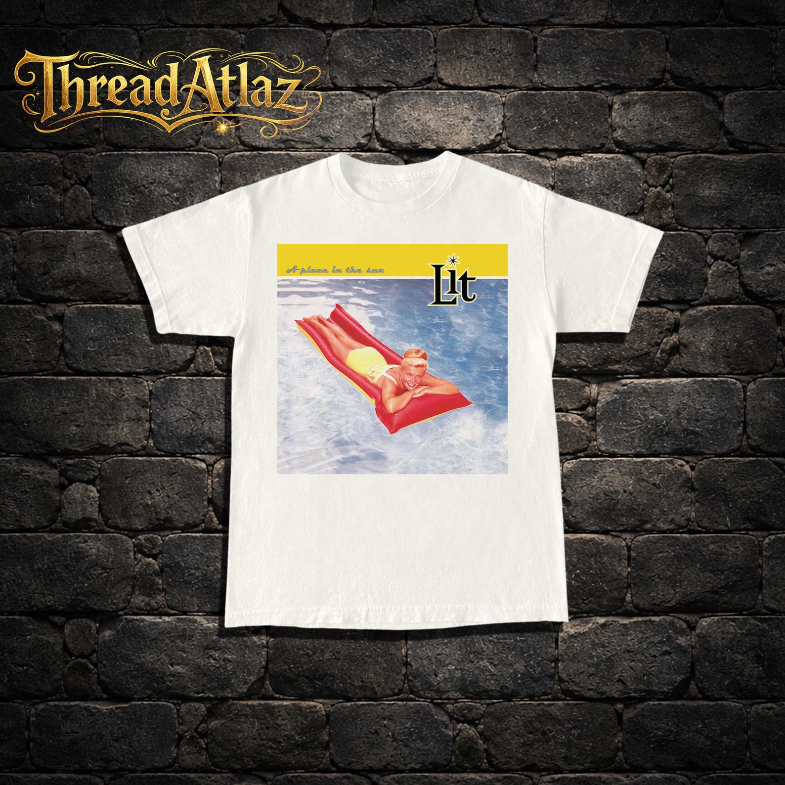 LiT-Shirt A Place In The Sun Vintage Graphic Unisex T-Shirt 4XL