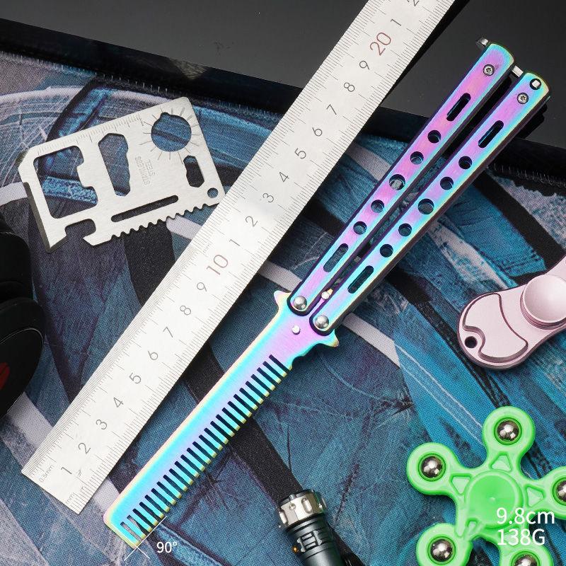Zastřihovač vlasů kartáč na vyblednutí Profesionální holičský stříhací hřeben Pánský nastavitelný S Arc Hybrid Flat Top Salon Styling Tool