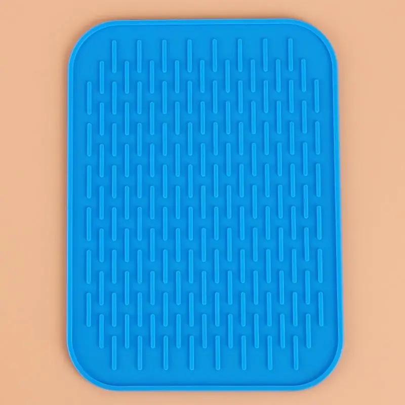 European Silicone Insulated Placemat - Colorful, Thick, Multi-Use Mat for Table, Pots, and Phones