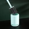 Silicone Toilet Brush Wall Mounted Breathable Holder Soft Bristle Odor Free Bathroom Toilet Cleaning Supply