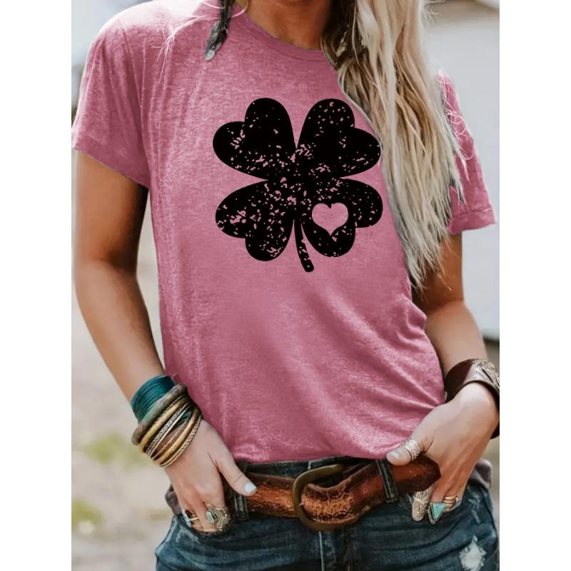 Summer Round-neck Pullover Short-sleeved Women's T-shirt