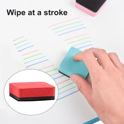 30Pcs Dry-Erase Erasers Magnetic Whiteboard Dry Erasers Φωτεινό χρώμα Συμπαγές μέγεθος φορητές μίνι γόμες σανίδων Dry-Erase