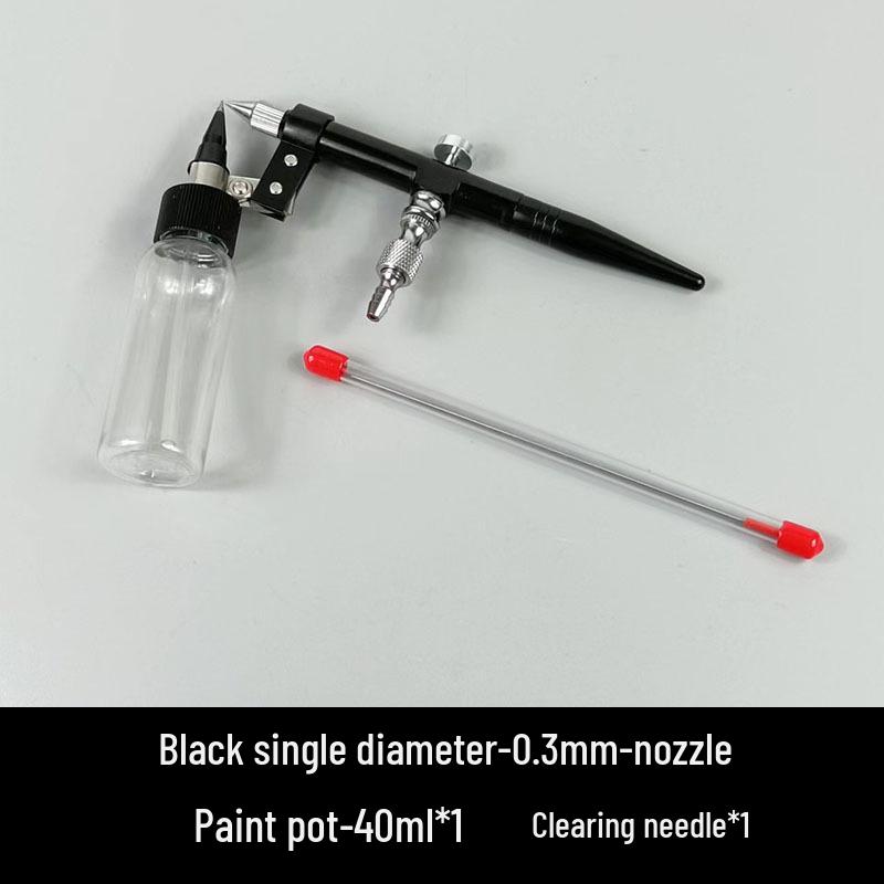 Gundam Action Figure Airbrush Set: Turtle Pump Marker Sprayer 0.3/0.5/0.8mm Caliber.