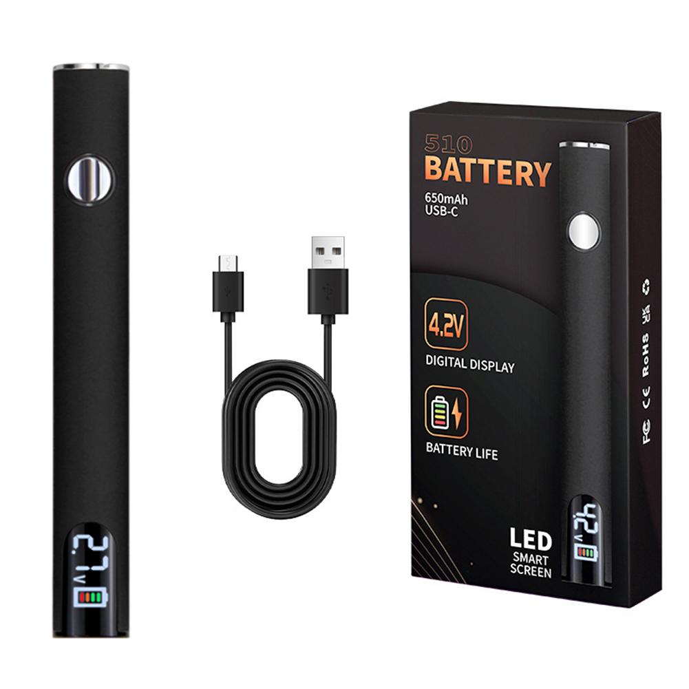 510 Thread Battery Cart Pen Adjustable Voltage Portable Electric Soldering Iron Welding Kit 650mAh Battery Solder Repair Tools