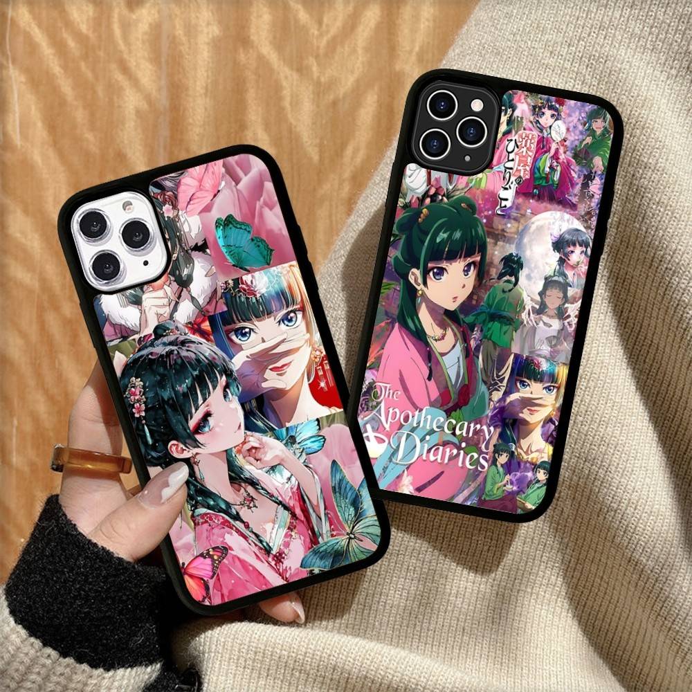 Anime The Apothecary Diaries Phone Case For Iphone 11 12 13 14 15 Pro Max 17 16 Plus Hard PC+TPU Back Cover