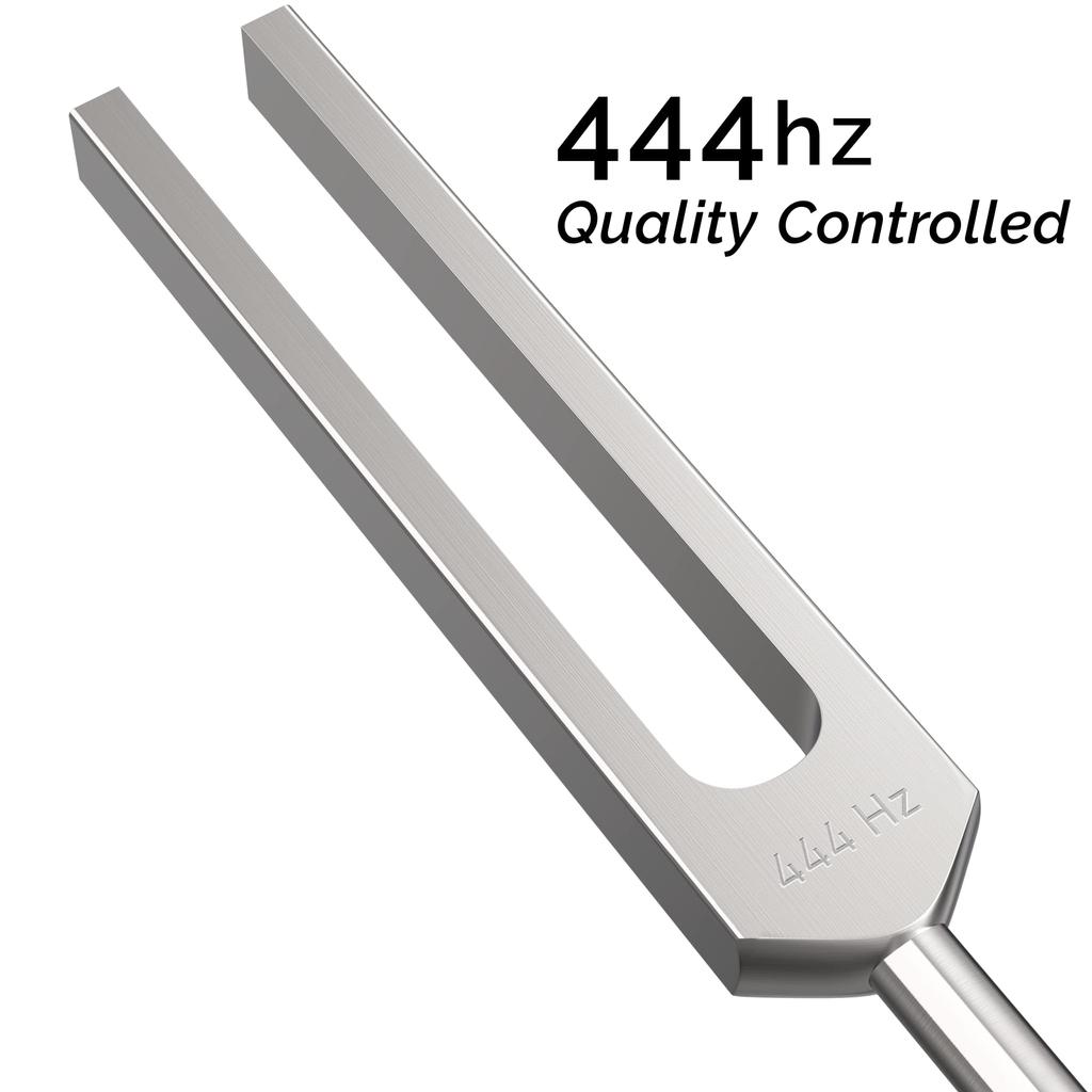 ARCHETYPE BRANDS 444Hz Tuning Fork for Sound Healing and Meditation with Hockey Puck Activator