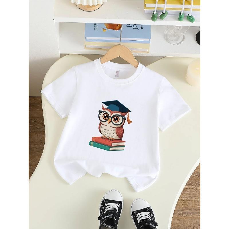 European Sizes Little Boys T-Shirt Soft & Comfortable Everyday Top, Suitable for Home, Outdoor, and Sports Activities, Comfortable and Breathable