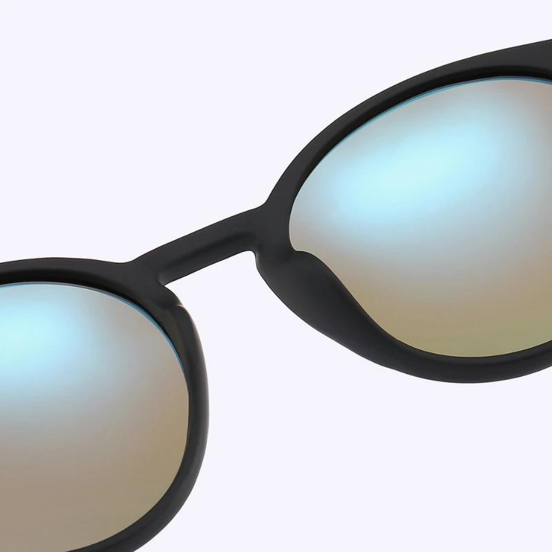 Fashion Round Sunglasses For Man And Woman Polarized Driving Vintage Sun Glasses Designer Black Eyewear Uv400 Anti-Glare