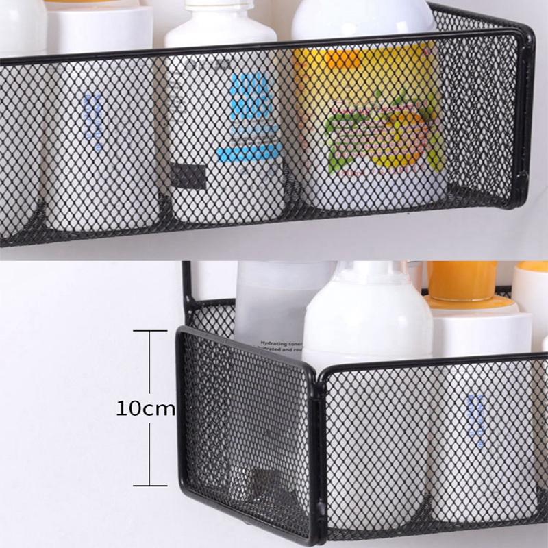 1PC Kitchen Shelf Condiments Spice Punch-Free Drain Basket Kitchen Wall Mounted Student Dormitory Storages Racks