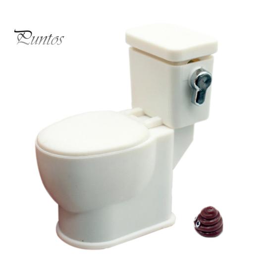 

Кукольный домик, игрушечный туалет, модель с кнопкой смыва и звуком, модель фекалий, гладкая поверхность, защита от трещин, хорошая детализация, реквизит для фото, кукольный домик, миниатюрный кукольный домик белый