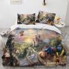 Bedding Kit 3D Digital Printing Animation Bedding Size Three-Piece Set