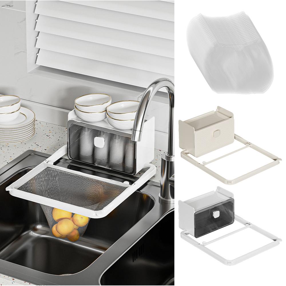 Kitchen Sink Caddy Organizer Kitchen Sink Organizers Kitchen Sink Suction Holder for Sponges Scrubbers Soap Kitchen Bathroom