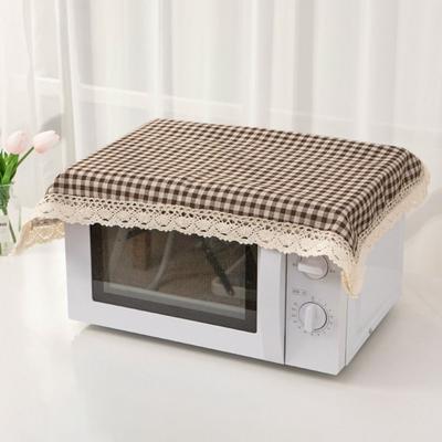 1Pcs 40x60cm Microwave Dust Cloth Dustproof Small Size Lace Tablecloth Square Anti-slip Fabric Table Cloth