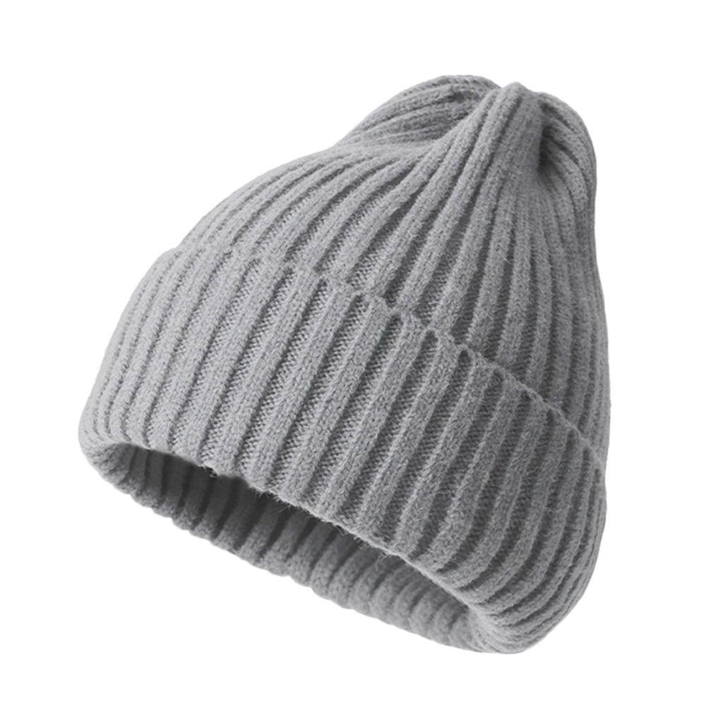 Winter Warm Woolen Hat Thick Ski Hats Fashion Knitted Cap for Men Women