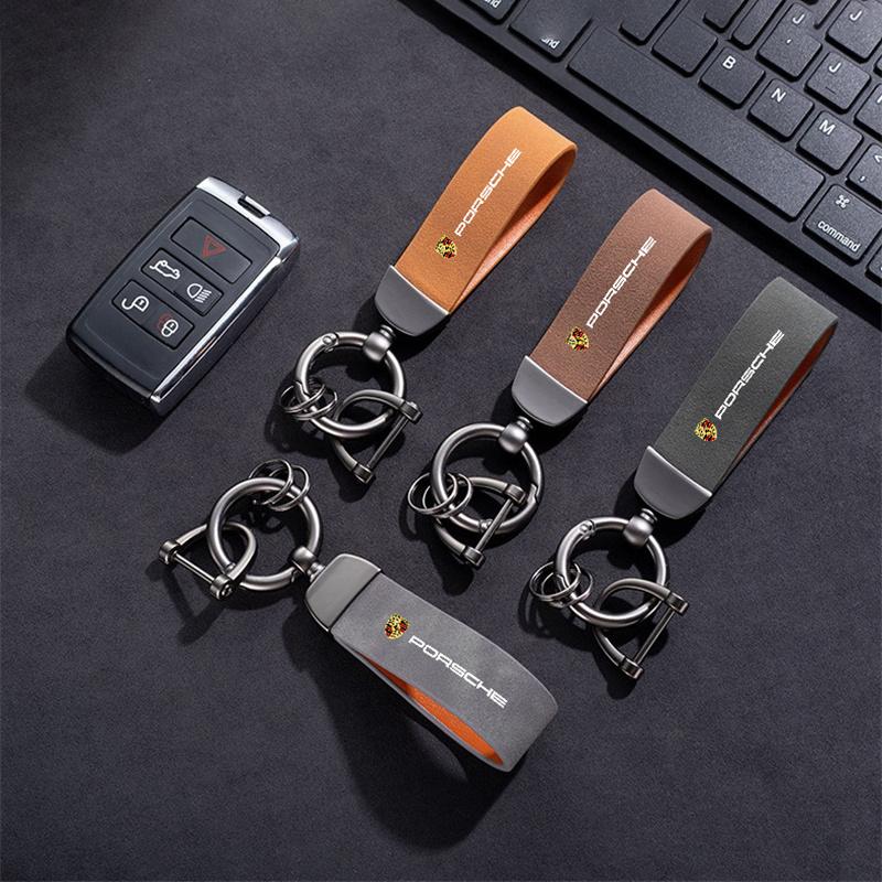 Car Key Ring Sport Keychain Custom Car Emblems Gift For Porsche 911 Cayenne Carrera-GT 928 Panamera Boxster Macan 918-Spyder 968 bqtv11