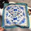 Fashion Square Fashion Foreign Style Small Silk Scarf Women'S Headband Decorative Scarf Dual-Purpose Small Square Scarf New Scarf