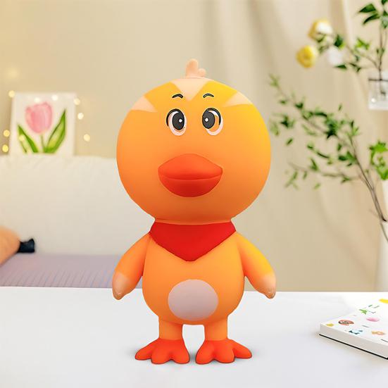 Cartoon Chick Squeeze Toy Anxiety Toy Soft Stretchy Relieving Chicken Sensory Stress Ball Focus Aid Relaxation