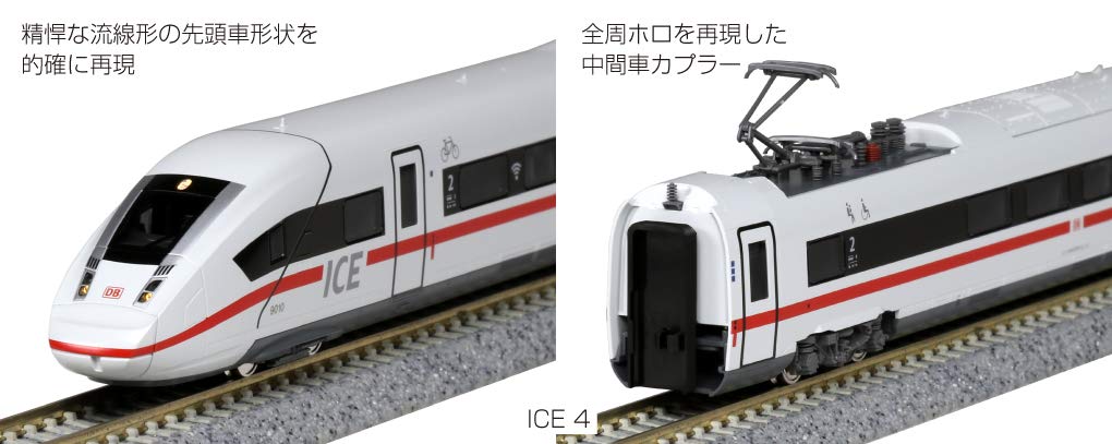 KATO N Gauge ICE4 Basic Set Railway Model Train 7-car 10-1512